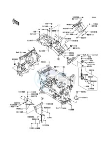 KVF750_4X4_EPS KVF750HCS EU drawing Frame Fittings