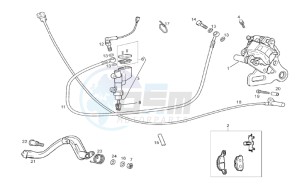 SMT 50 drawing Rear brake system