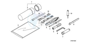 TRX420FPM9 U / 4WD drawing TOOLS