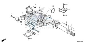 TRX500FE2H Europe Direct - (ED) drawing SWINGARM