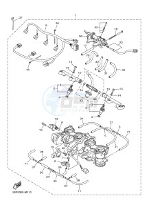 FZ8-N FZ8 (NAKED) 800 (2SH4) drawing INTAKE 2