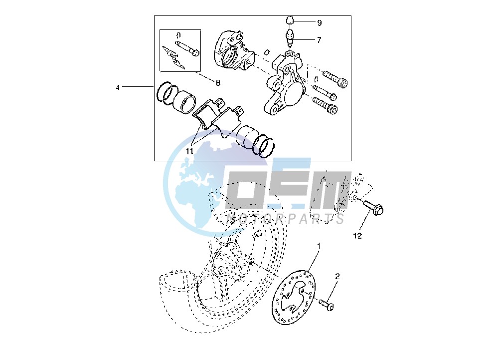 FRONT BRAKE CALIPER