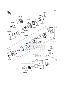 NINJA_ZX-10R_ABS ZX1000KDF FR XX (EU ME A(FRICA) drawing Starter Motor