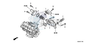 CB600FD Hornet 3ED drawing THERMOSTAT