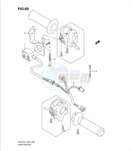 AN400Z drawing GRIP HEATER (AN400ZAL1 E51)