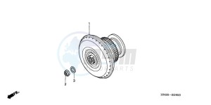 TRX680FA9 Australia - (U) drawing TORQUE CONVERTER