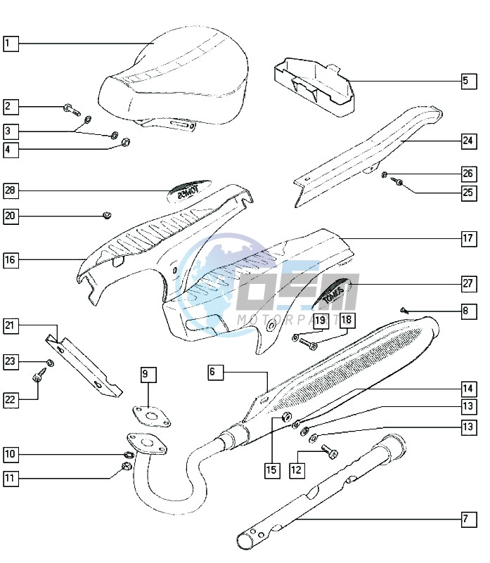 Seat-shields-exhaust