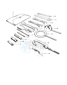 F8 (BISON A) 250 (BISON A) drawing OWNER TOOLS_SPECIAL SERVICE TOOLS -- 71-72 F8_F8-A- -