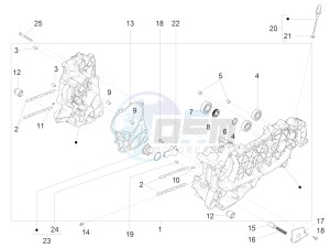 MP3 300 ie E4 LT BUSINESS - SPORT ABS (EMEA) drawing Crankcase