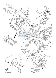 YZF-R6 600 R6 (1JSG 1JSH) drawing FENDER