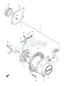 LT-A50 (P2) drawing RECOIL STARTER