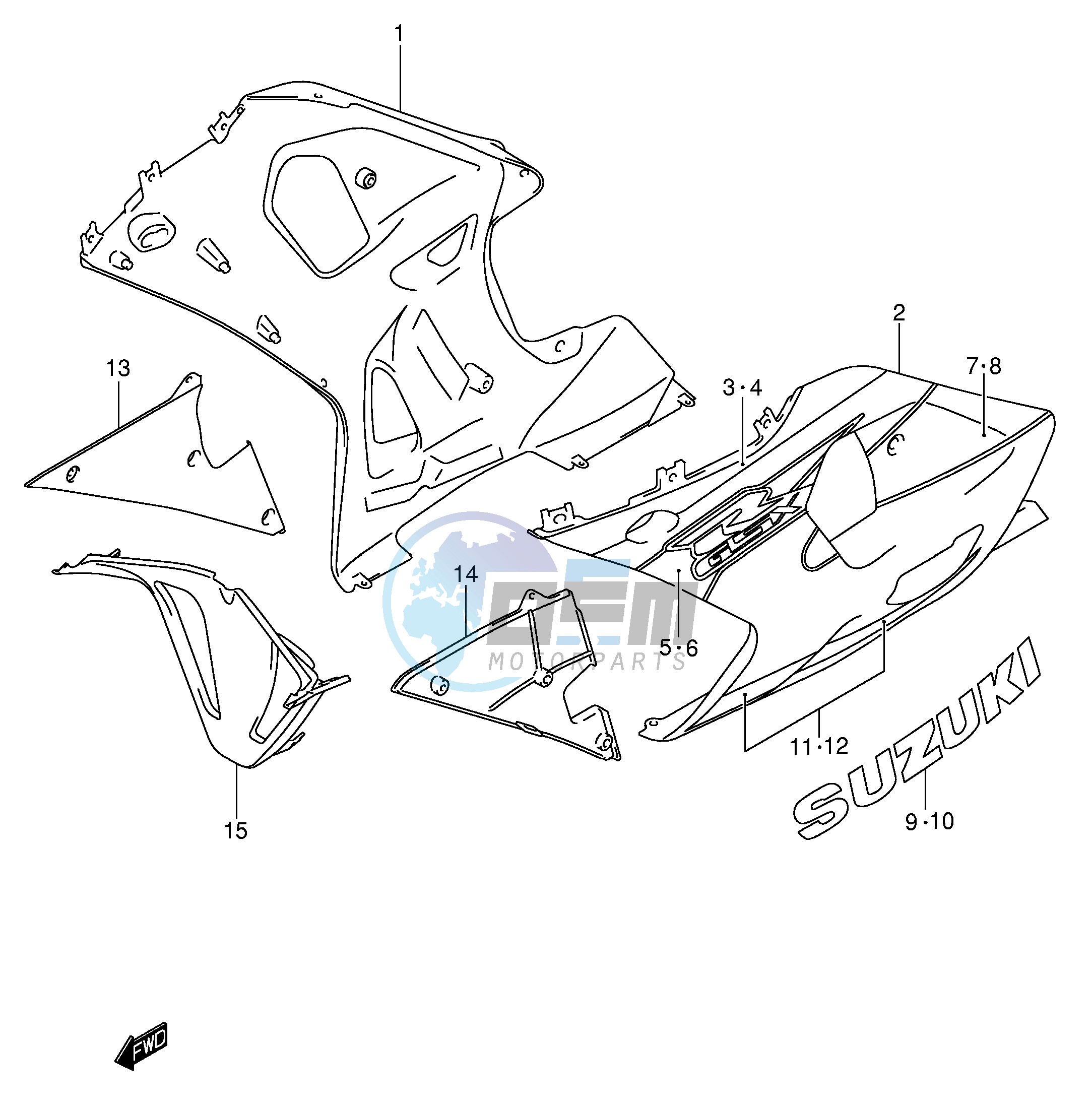 UNDER COWLING (MODEL K1)