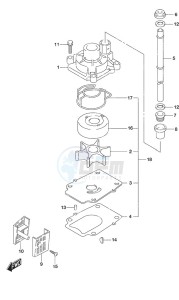 DF 90A drawing Water Pump