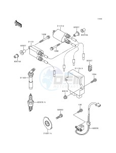 ZX 600 E [NINJA ZX-6] (E4-E6) [NINJA ZX-6] drawing IGNITION SYSTEM