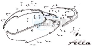 ALLO 50 45KMH (L8 L9) EU EURO4 drawing COWLING