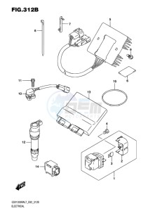 GSX-1300R ABS HAYABUSA EU drawing ELECTRICAL