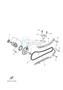 MWS150-A (BB81) drawing CAMSHAFT & CHAIN