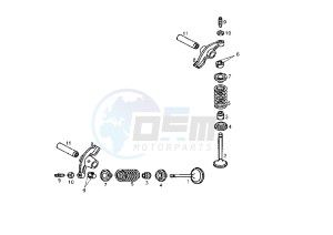 SENDA R EURO 2 - 125 drawing VALVES