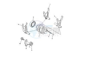 WR F 250 drawing SHIFT CAM-FORK