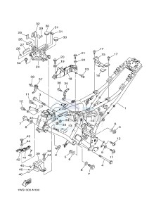 MT07 700 (1WSG) drawing FRAME