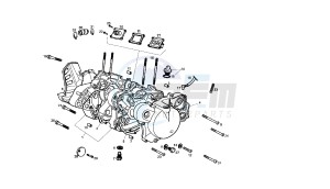 GPR REPLICA MALOSSI - 50 CC VTHGR1D1A 2T MALOSSI drawing CRANKCASE