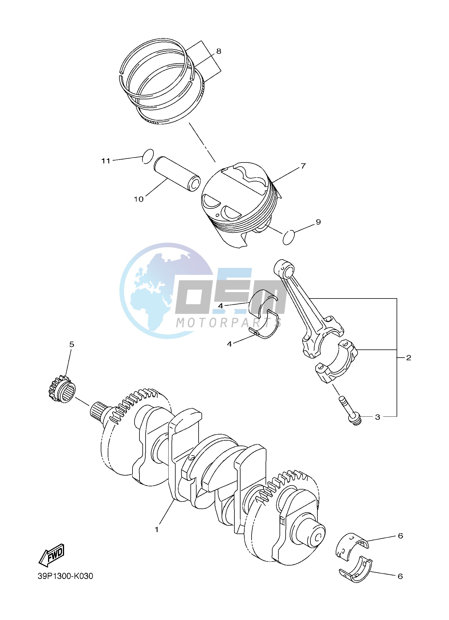 CRANKSHAFT & PISTON