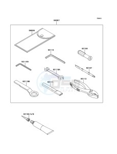 NINJA_ZX-10R_ABS ZX1000KBF FR GB XX (EU ME A(FRICA) drawing Owner's Tools