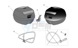 Rally 50 Air drawing Acc. - Top/cases side cases