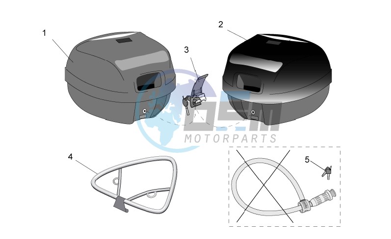 Acc. - Top/cases side cases