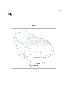 KVF360 KVF360B7F EU drawing Seat