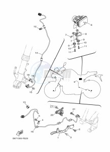 MT-10 MTN1000 (B67P) drawing ELECTRICAL 3