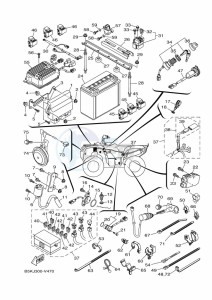 YFM700FWBD KODIAK 700 EPS (B5KJ) drawing ELECTRICAL 1