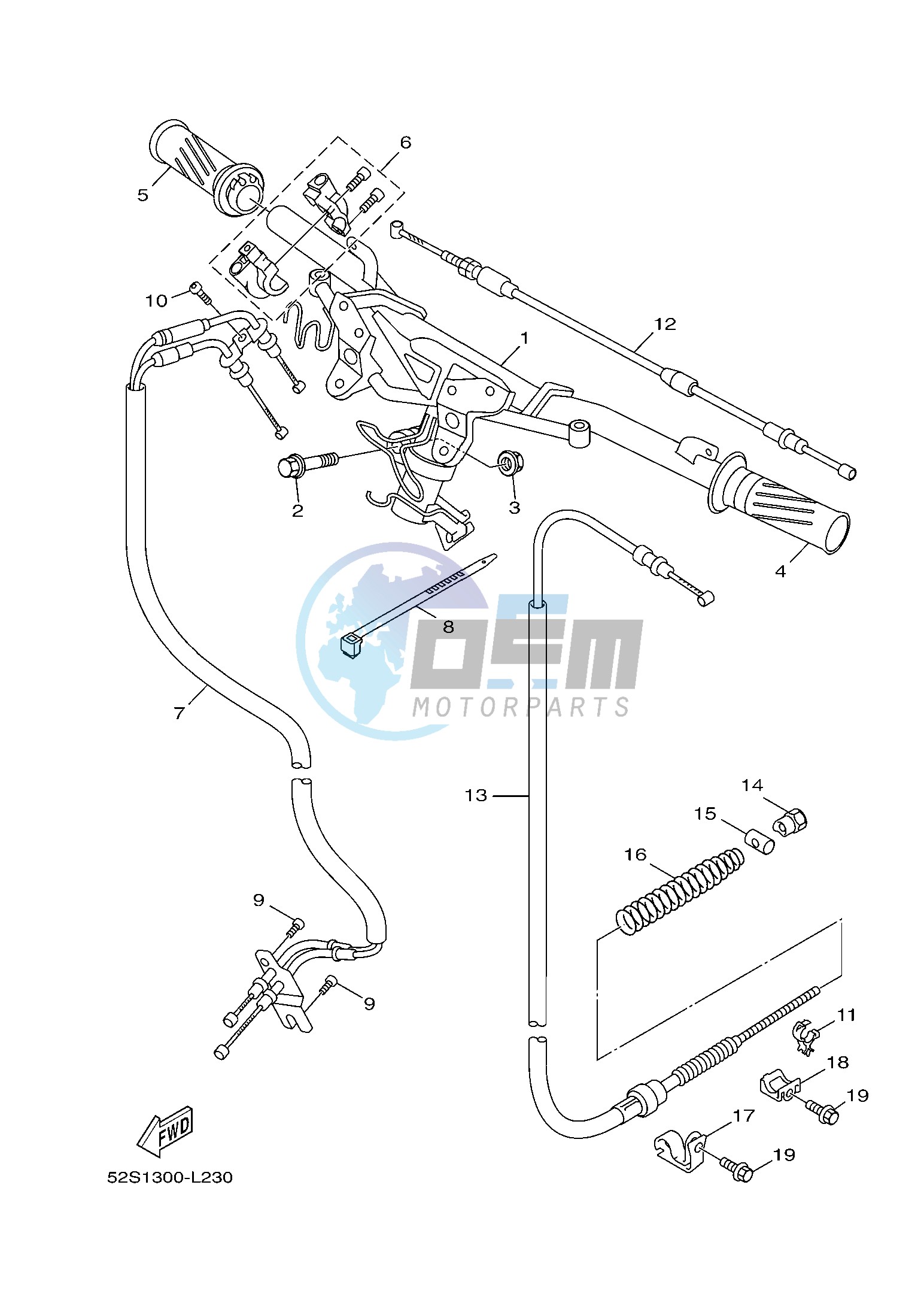 STEERING HANDLE & CABLE