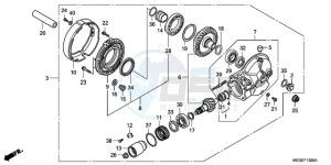 VT750C9 Australia - (U / MME) drawing FINAL DRIVEN GEAR