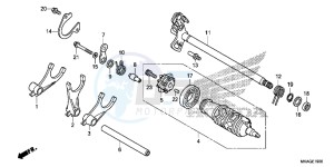 NC750SAG NC750S Europe Direct - (ED) drawing GEARSHIFT DRUM (NC750S/ SA)