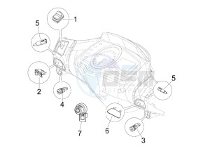 NRG 50 power Pure jet drawing Selectors - Switches - Buttons