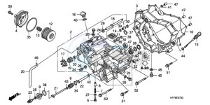 TRX420FAA Australia - (U) drawing FRONT CRANKCASE COVER