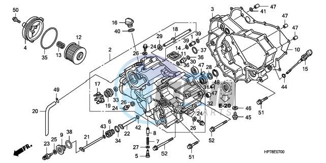 FRONT CRANKCASE COVER