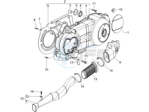 Runner 200 ST 4t e3 drawing Crankcase cover - Crankcase cooling