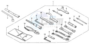 VFR800FI drawing TOOLS