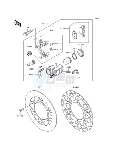 KX 80 R T [KX80] (R4-T4 BIG WHEEL R5) [KX 80 BIG WHEEL] drawing FRONT BRAKE