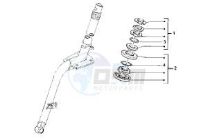 Hexagon 180 LXT drawing Steering bearing ball tracks