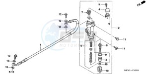 CRF450X9 Europe Direct - (ED) drawing RR. BRAKE MASTER CYLINDER