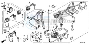 SH125ADSE SH125ADS UK - (E) drawing WIRE HARNESS