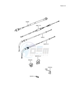 KZ 1100 A [SHAFT] (A1-A3) [SHAFT] drawing CABLES