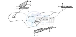 CB750F2 SEVEN FIFTY drawing MARK (CB750F2)