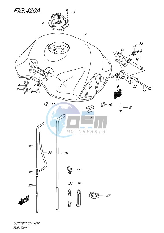 FUEL TANK (FOR YKV,AJX)