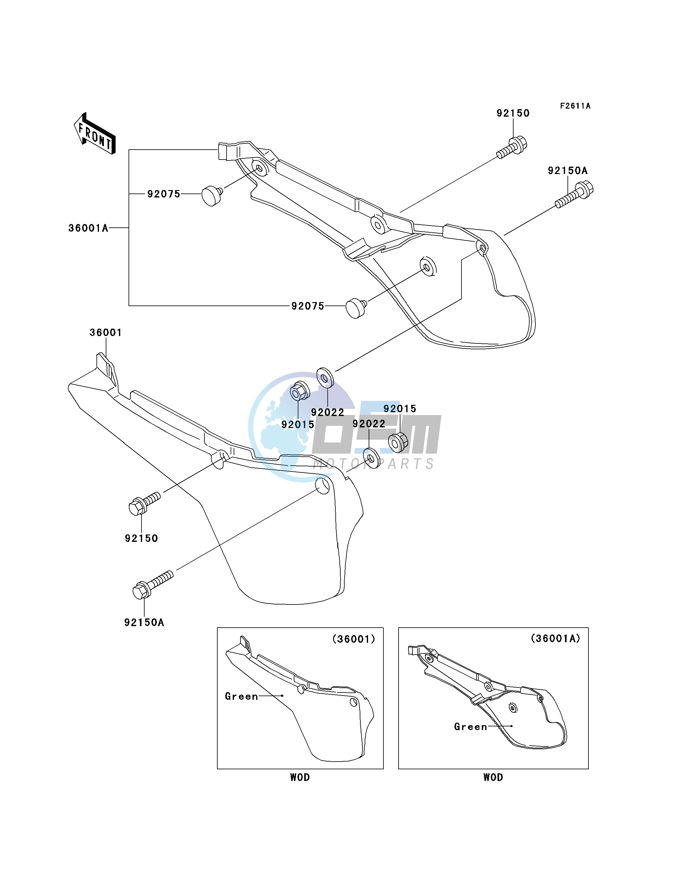 SIDE COVERS-- KX60-B12_B13_B14- -