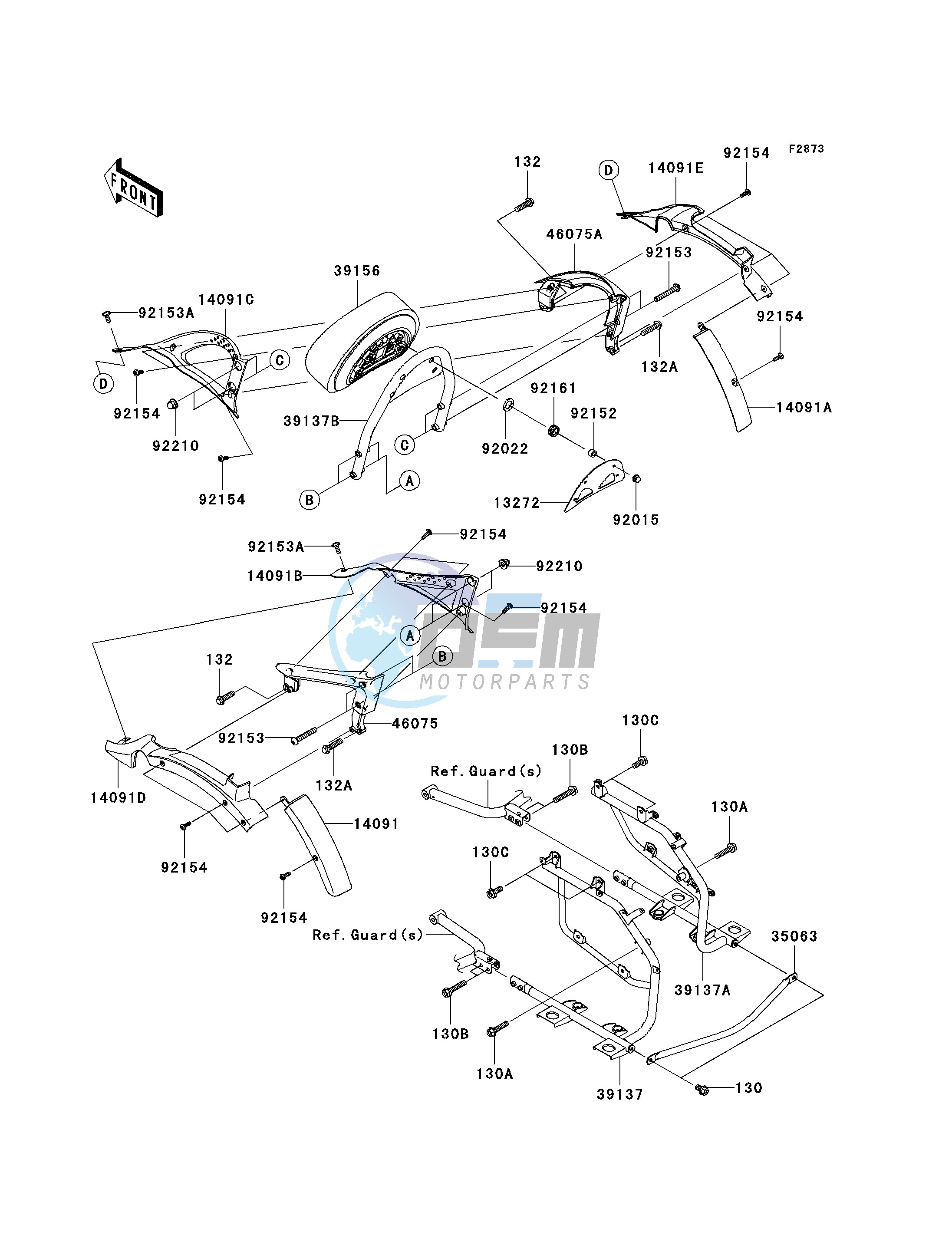 SADDLEBAGS-- SIDE BAG BRACKET- -