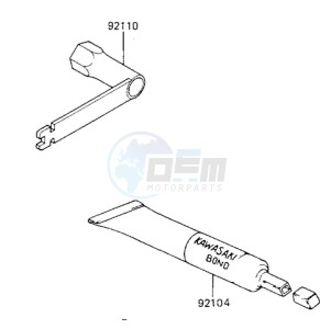 KX 250 D [KX250] (D1) [KX250] drawing OWNER TOOLS